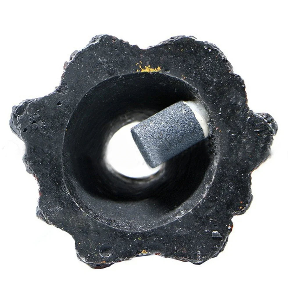 Simulated Volcano Fish Tank Landscaping Accessory – Aerator & Bubble Stone for Aquarium Oxygen Pump
