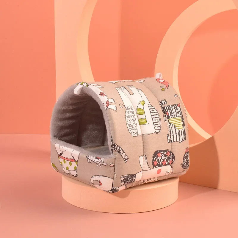 Rodent Hammock Guinea Pig Bed Hamster Bed Rodents Ferret Hammock Guinea Pig Accessories Chinchilla House Pet Guinea Pig Goods