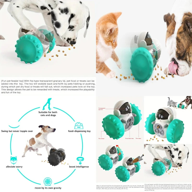 Interactive Dog Puzzle Toy - Slow Feeder & Treat Dispenser for Small & Medium Breeds, Mental Stimulation & Fun Challenge, Durabl