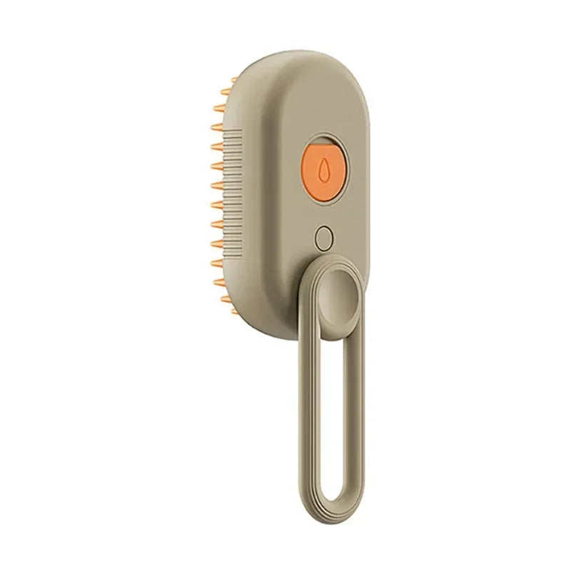 New Cat Dog Pet Spray Massage Brush One Button Steam Spray Folding Rotatable Floating Hair Bath Hair Removal Brush Comb